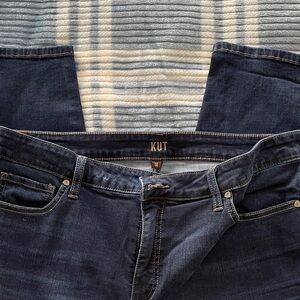 Kut from the Kloth Dark Blue Ankle Jeans